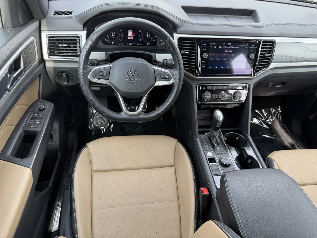 Used 2023 White Volkswagen 3.6L V6 SEL R-Line image 14