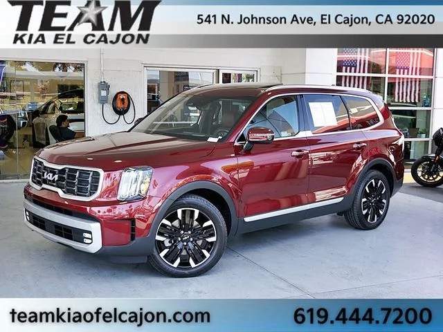Certified Used 2023 Red Kia SX Prestige AWD image 1