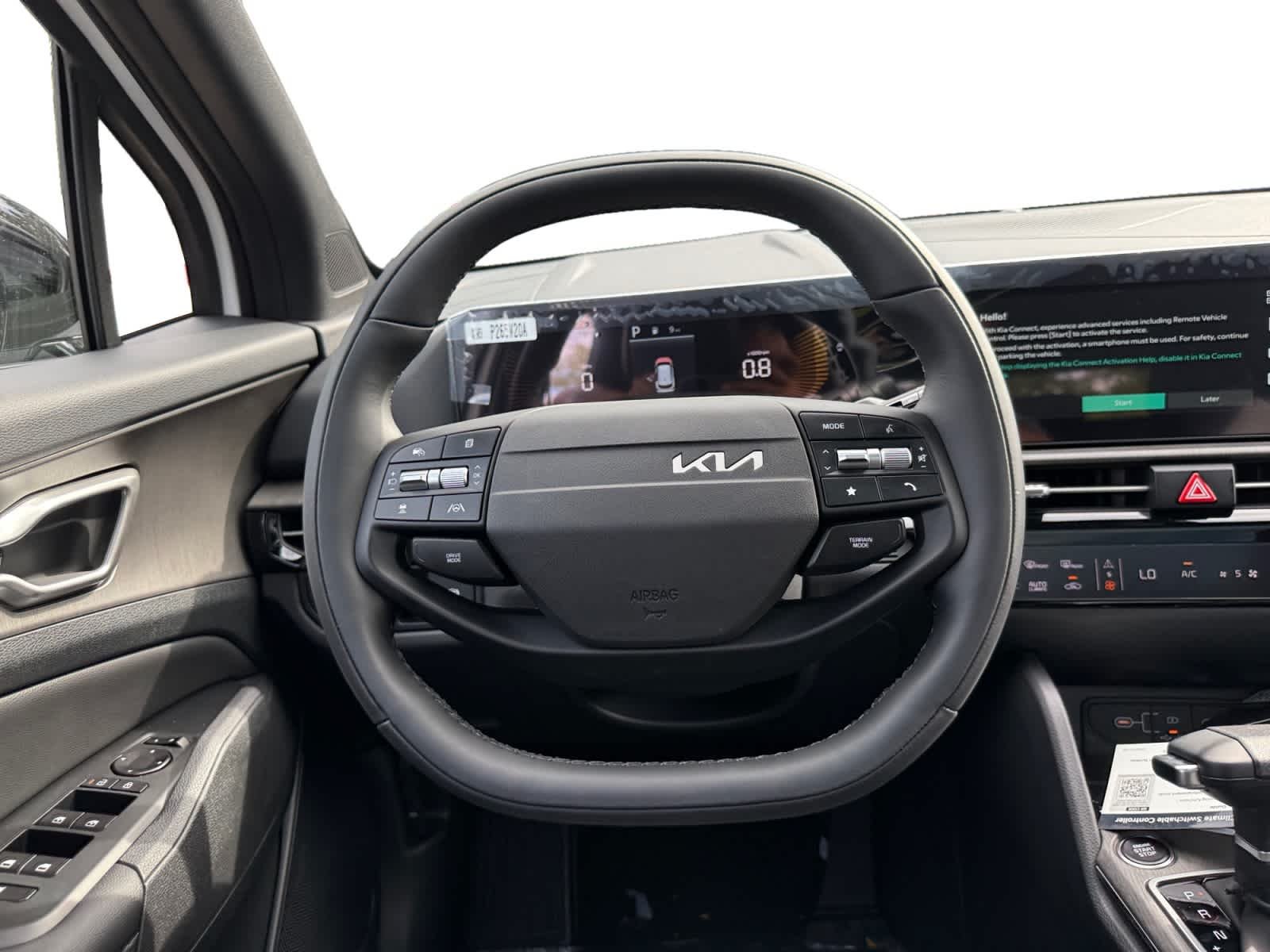 New 2027 Glacial White Pearl / Black Ro Kia X-Line image 13