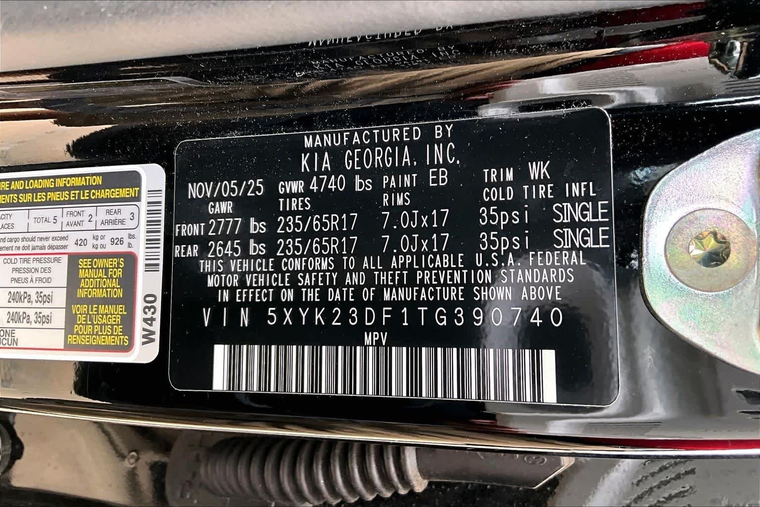 Used 2026 Ebony Black Kia LX image 33