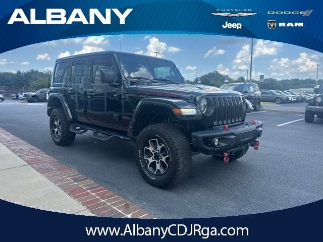 Used 2021 Black Jeep Unlimited Rubicon image 1