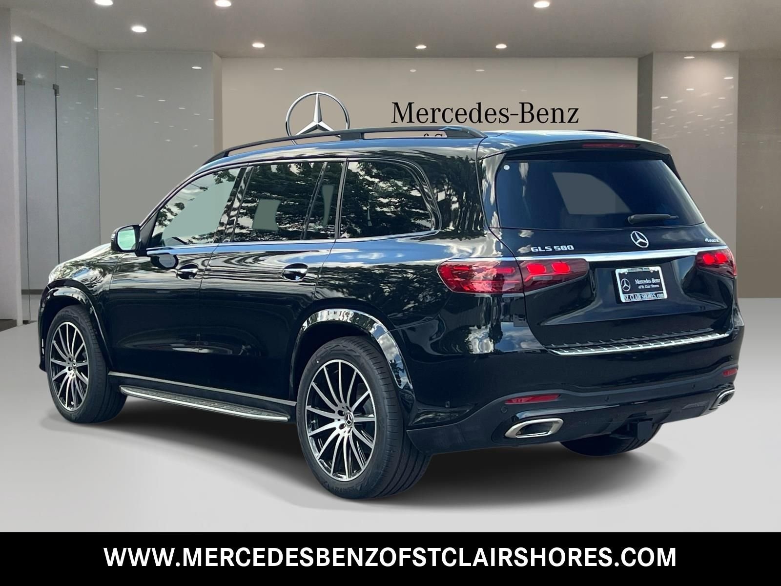 New 2026 Obsidian Black Metallic Mercedes-Benz GLS 580 image 3