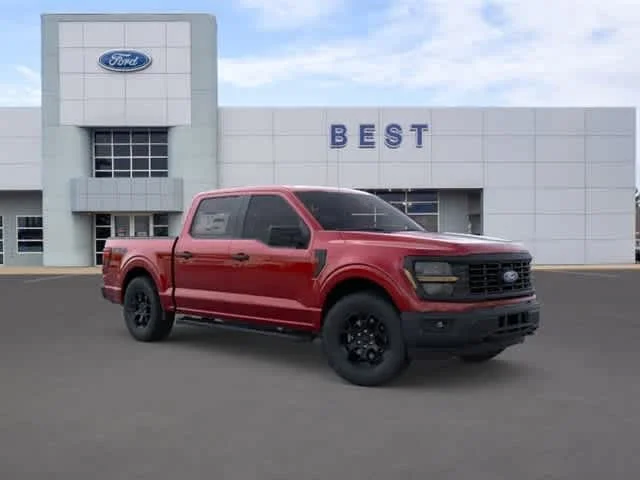New 2025 Rapid Red Metallic Tinted Clearcoat Ford STX image 7