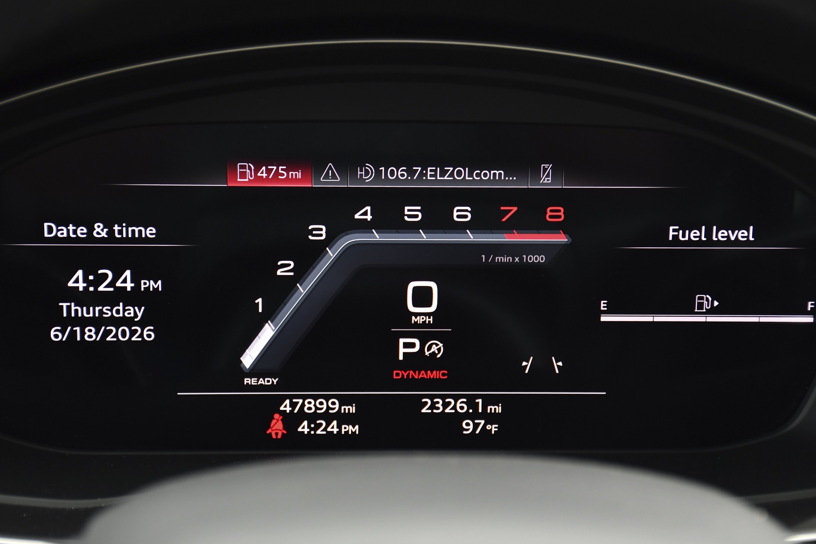 Used 2024 Florett Silver Metallic Audi S line Premium Plus image 10