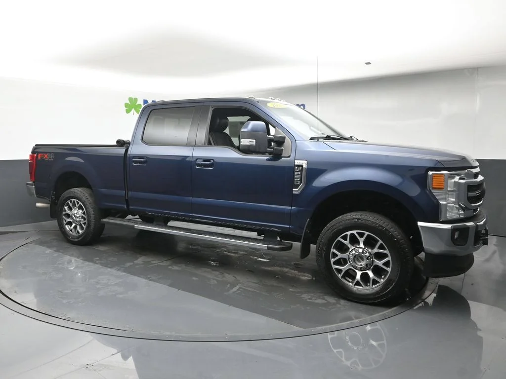 Certified Used 2020 Blue Ford Lariat image 2
