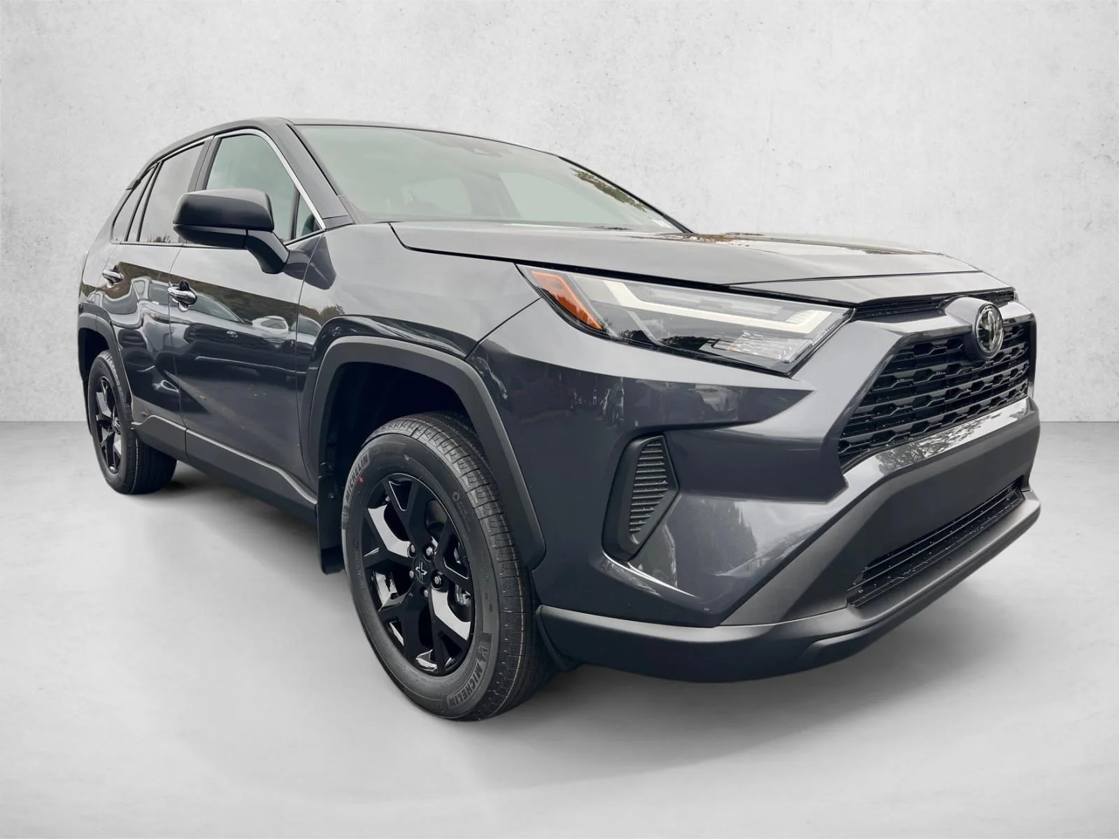 New 2025 Magnetic Gray Metallic Toyota LE image 1