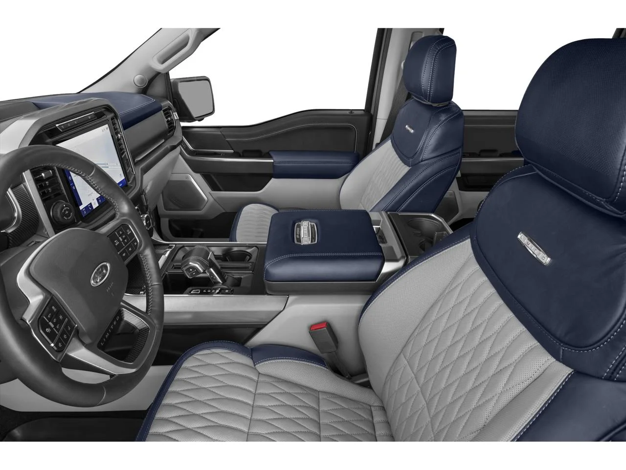 Used 2023 Agate Black Metallic Ford Limited image 62
