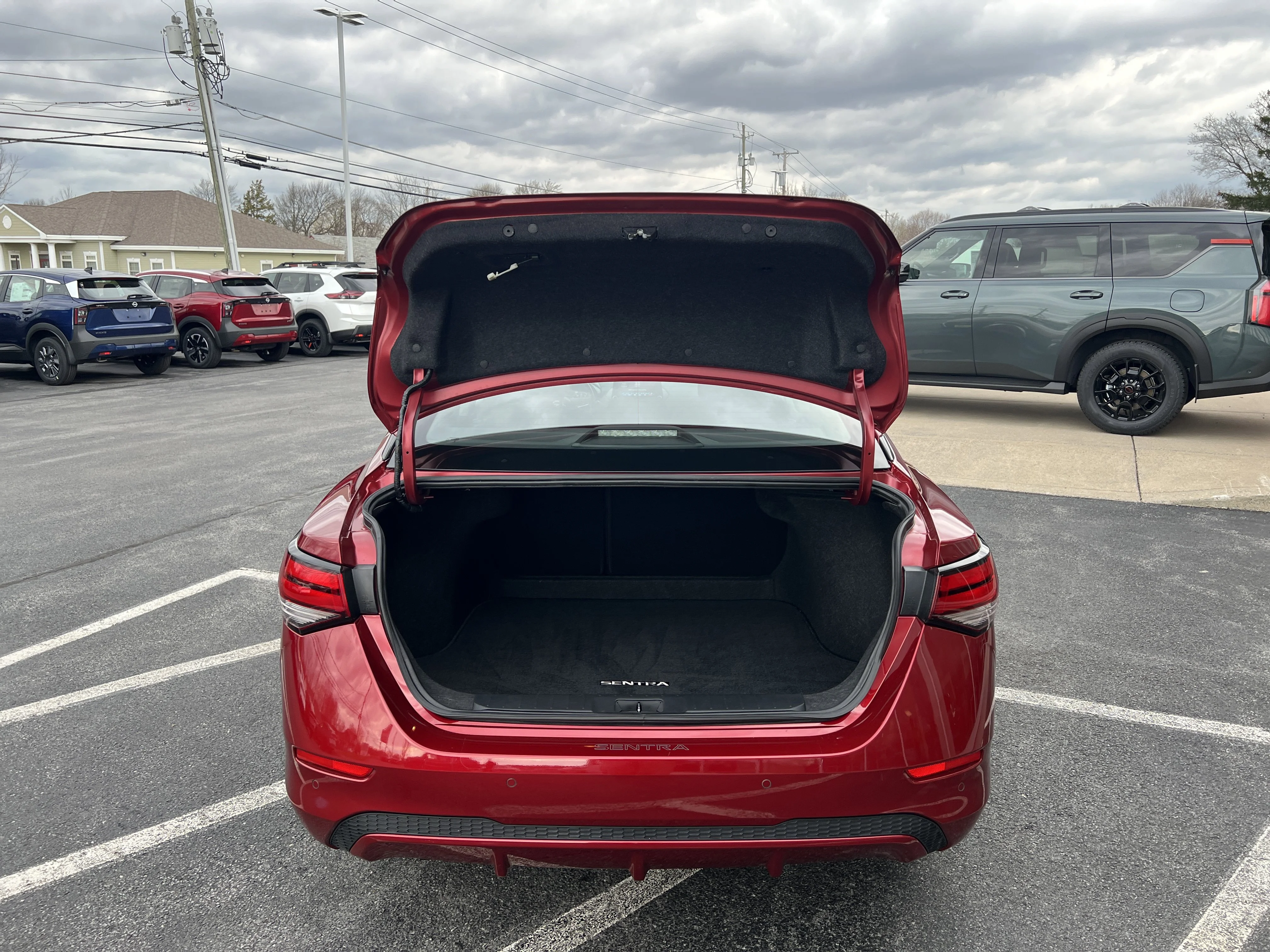 Used 2024 Scarlet Ember Tintcoat Nissan SV image 8