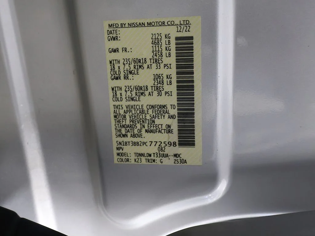 Used 2023 Silver Nissan SV image 42