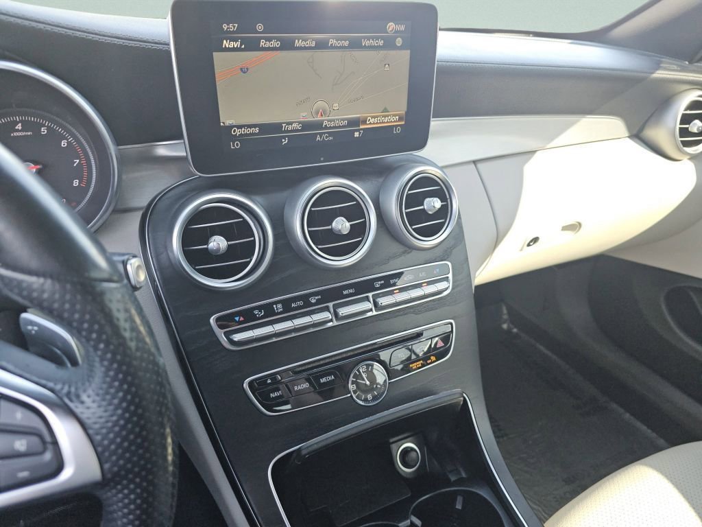 Used 2017 Iridium Silver Metallic Mercedes-Benz C 300 image 32
