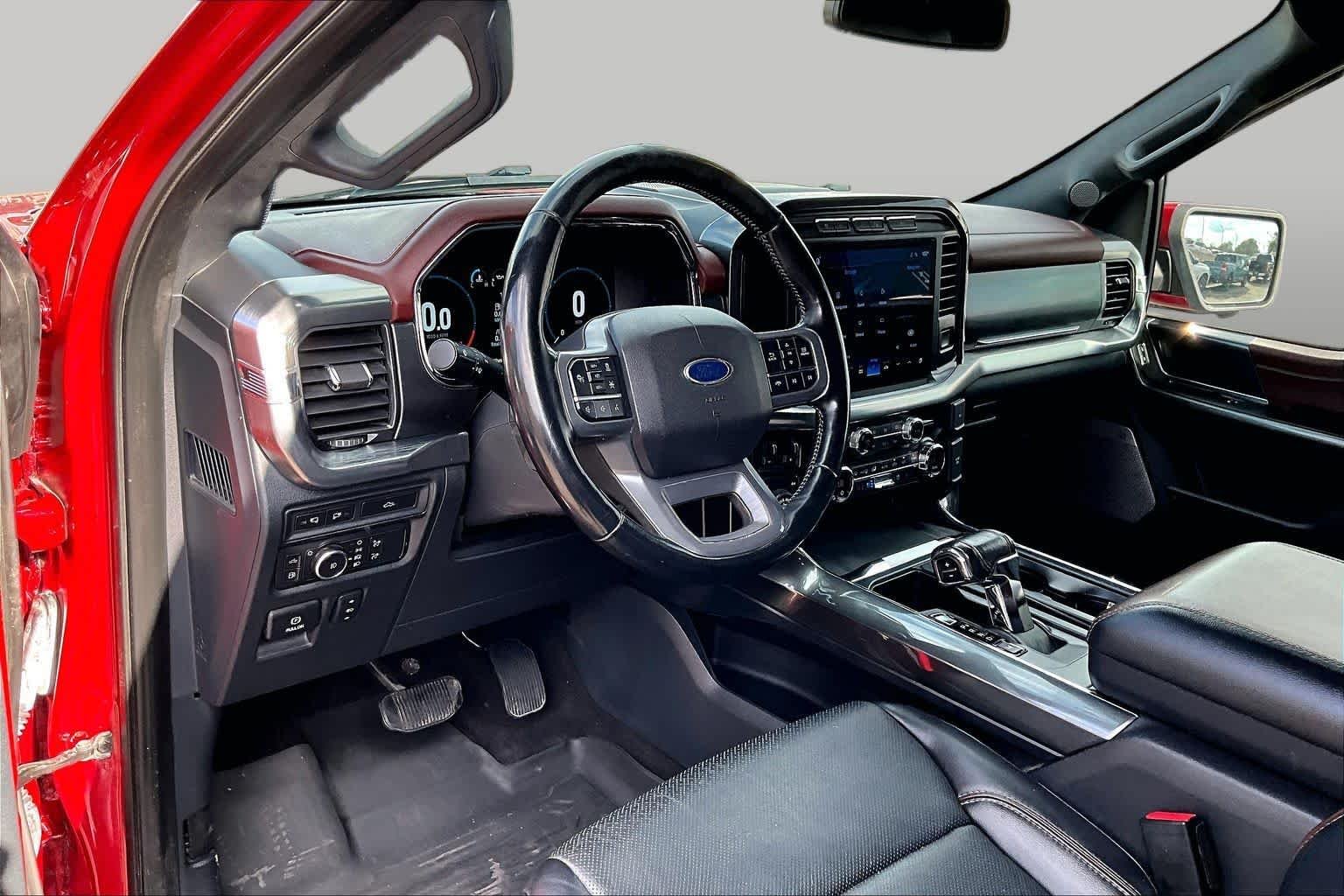 Certified Used 2021 Rapid Red Metallic Tinted Clearcoat Ford LARIAT image 18