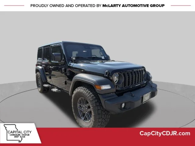 Used 2024 Black Jeep Sport S image 1