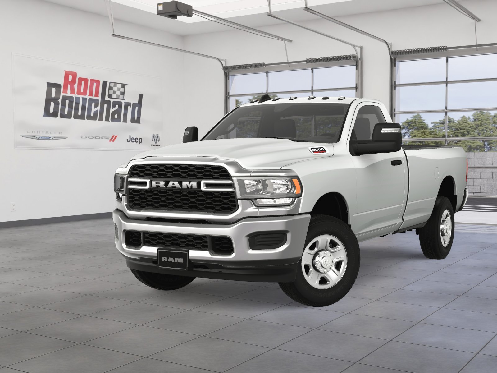 New 2024 Bright White Clear-Coat Exterior Paint RAM Tradesman image 37