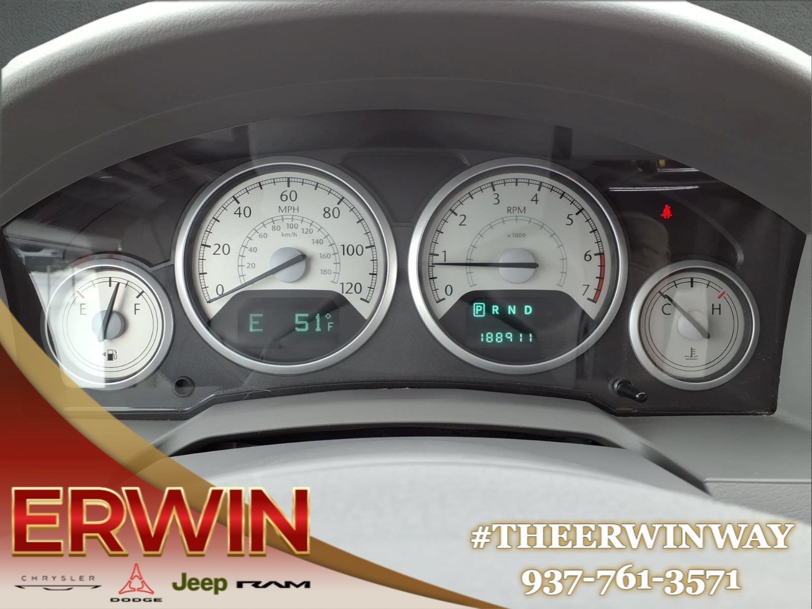 Used 2010 Inferno Red Crystal Pearl Coat Chrysler Touring image 16