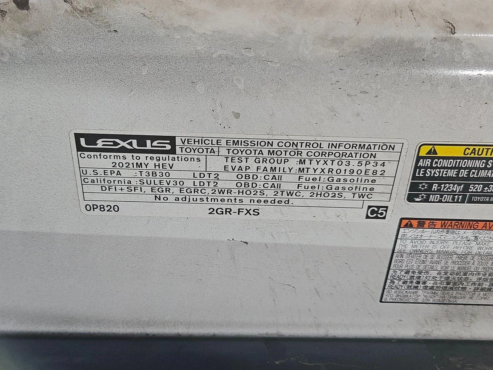 Used 2021 Ultra White Lexus RX 450h F SPORT Handling image 24