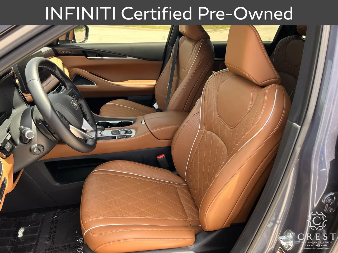 Certified Used 2025 Moonbow Blue Black Obsidian INFINITI AUTOGRAPH image 26