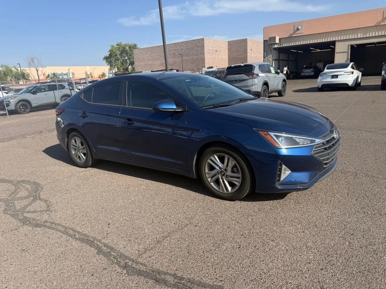 Used 2020 Lakeside Blue Hyundai Value Edition image 2