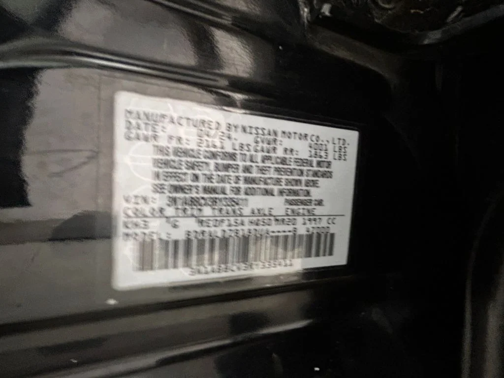 Used 2024 Black Nissan SV image 20
