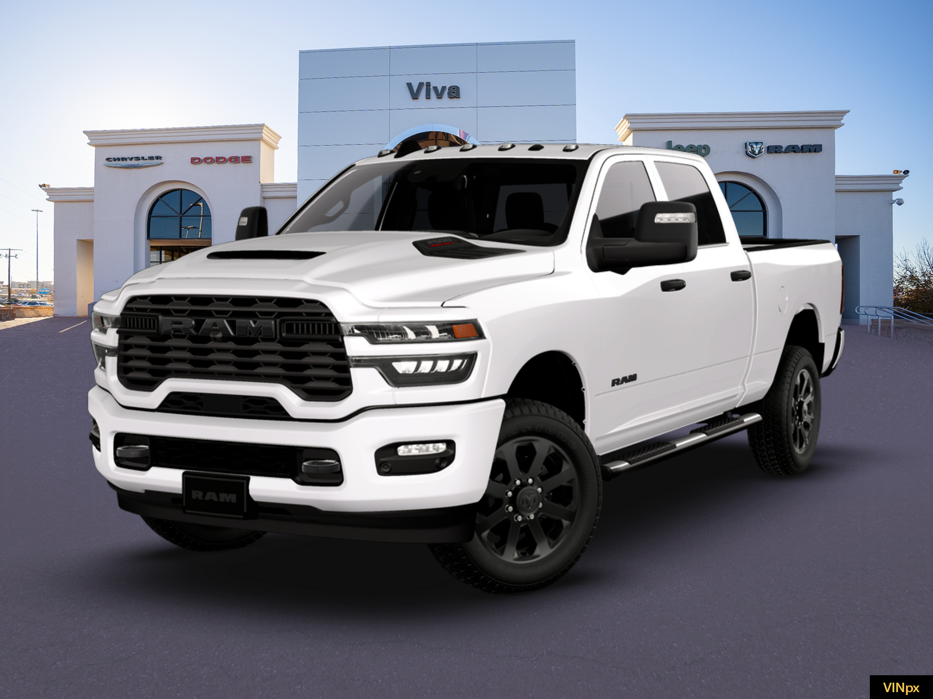 New 2026 Bright White Clear-Coat Exterior Paint RAM  image 13