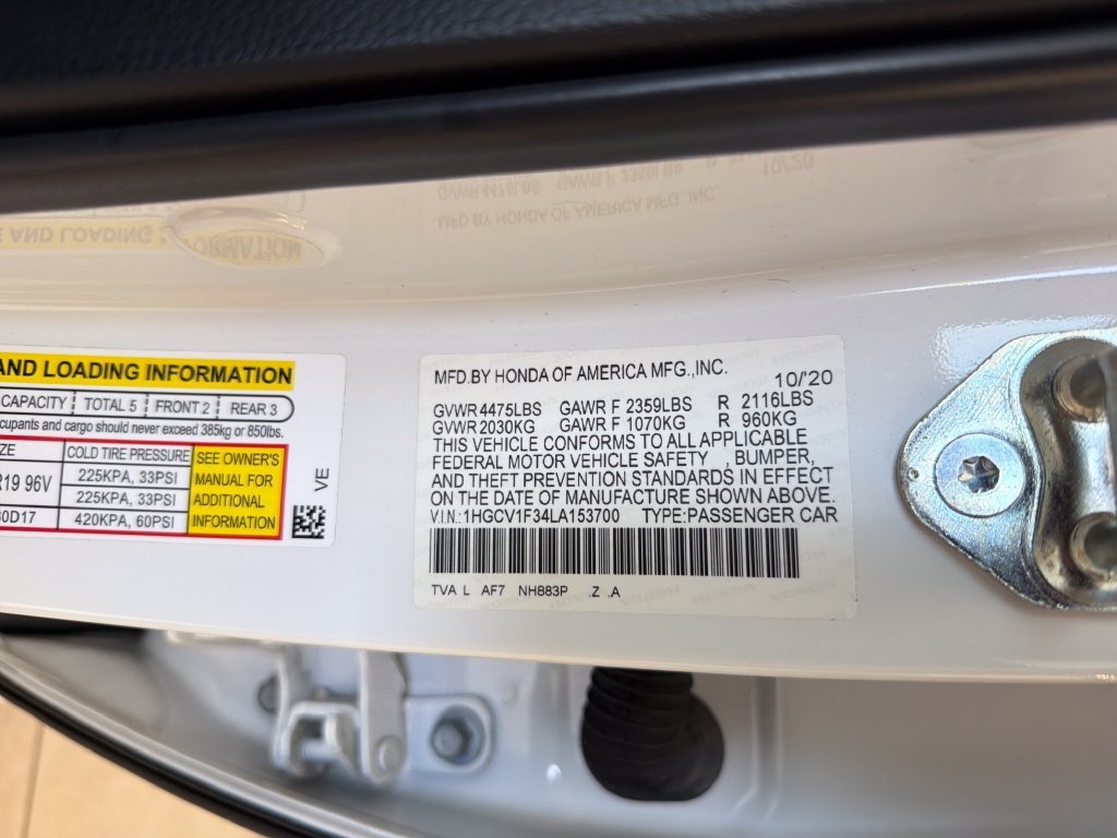 Certified Used 2020  Honda Sport image 12