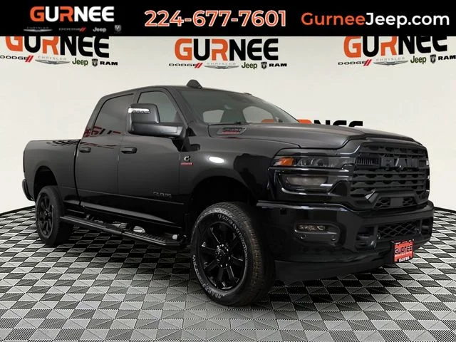 New 2026 Diamond Black Crystal Pearl-Coat Exterior Paint RAM Big Horn image 1