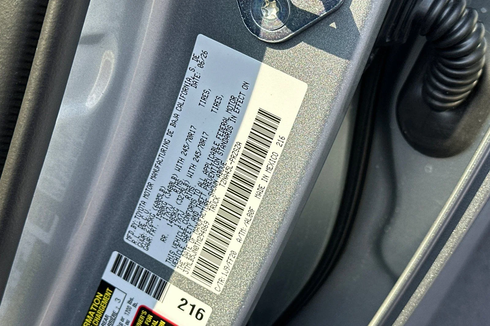 New 2026 Silver Toyota SR5 image 25