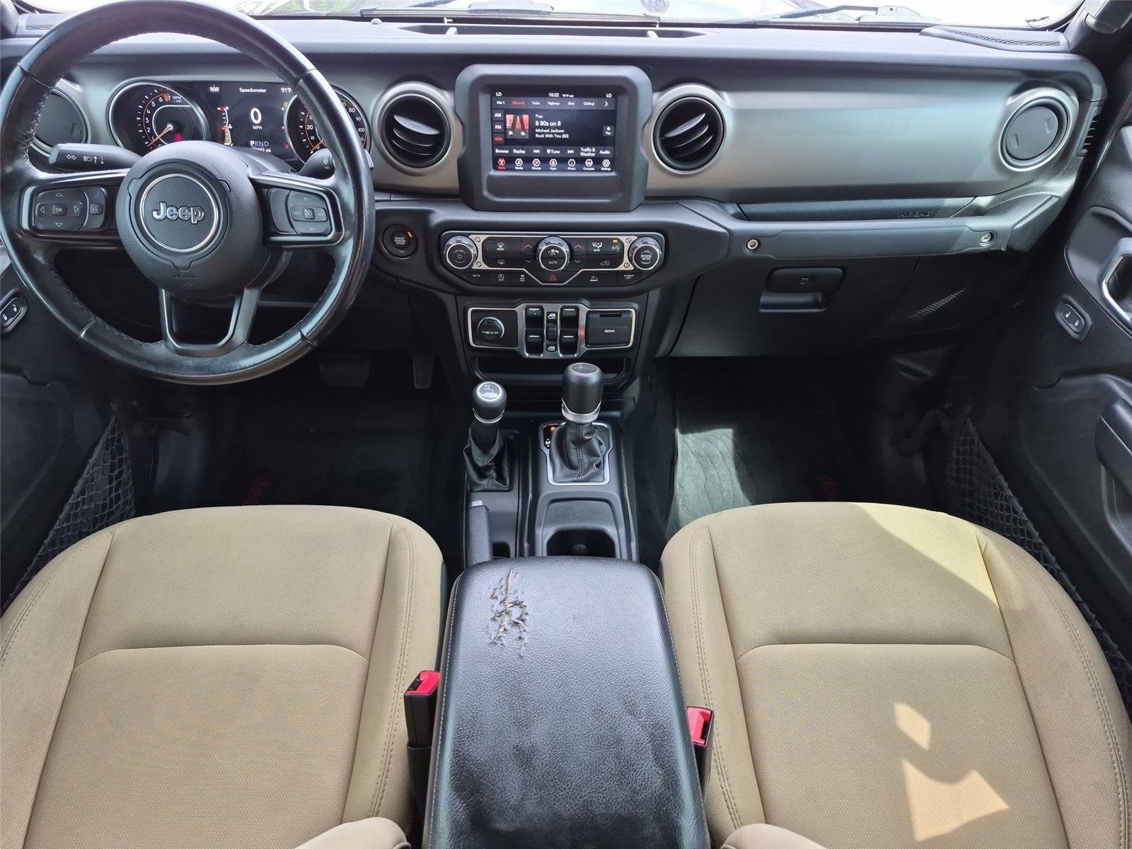 Used 2020 Granite Crystal Metallic Clearcoat Jeep Sport S image 32