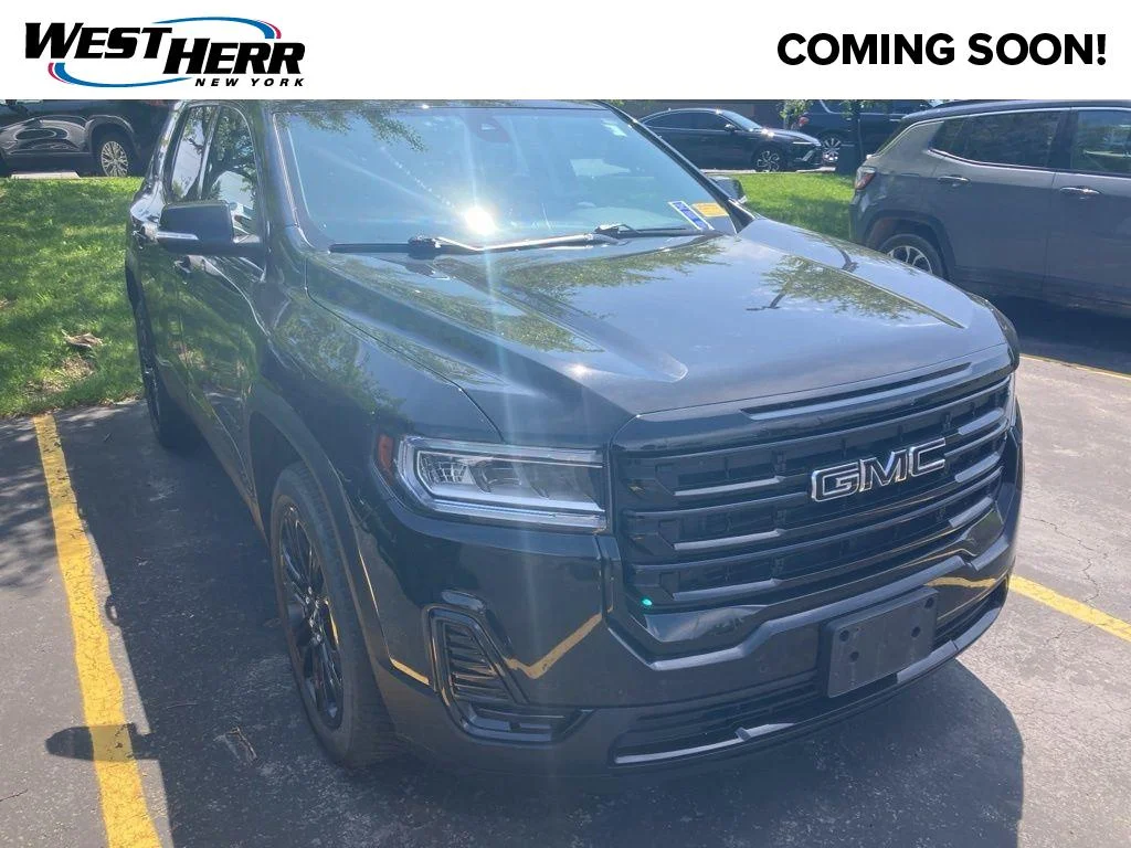 Used 2022 Ebony Twilight Metallic GMC SLE image 1