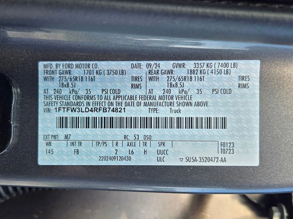 Used 2024 Gray Ford XLT image 32