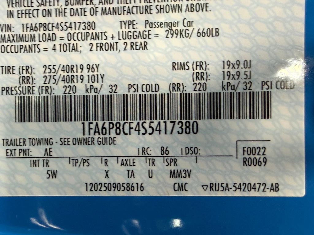 New 2025 Grabber Blue Metallic Ford SHELBY GT350 image 32