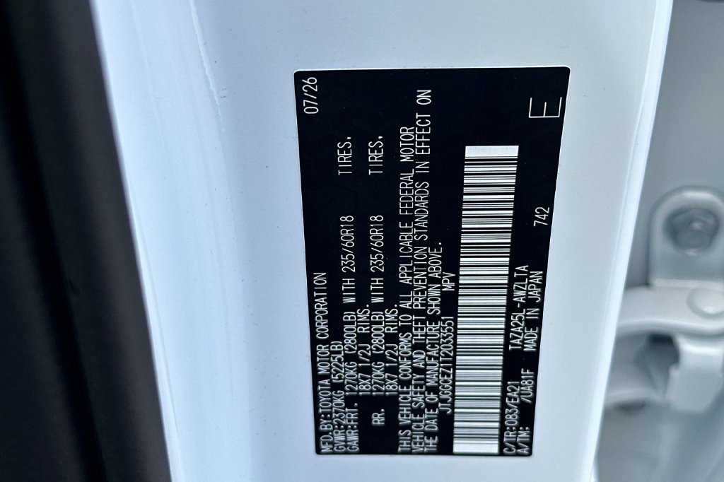 New 2026 Ultra White Lexus  350 PREMIUM AWD image 28