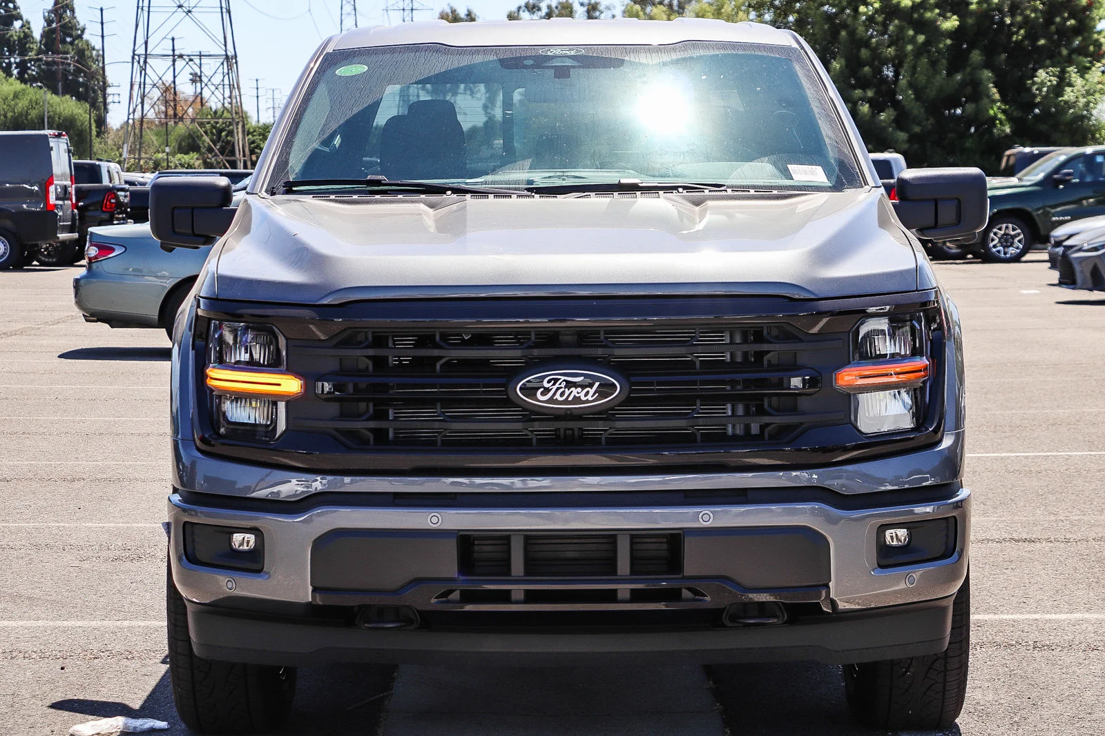 New 2026 Carbonized Gray Metallic Ford XLT image 2