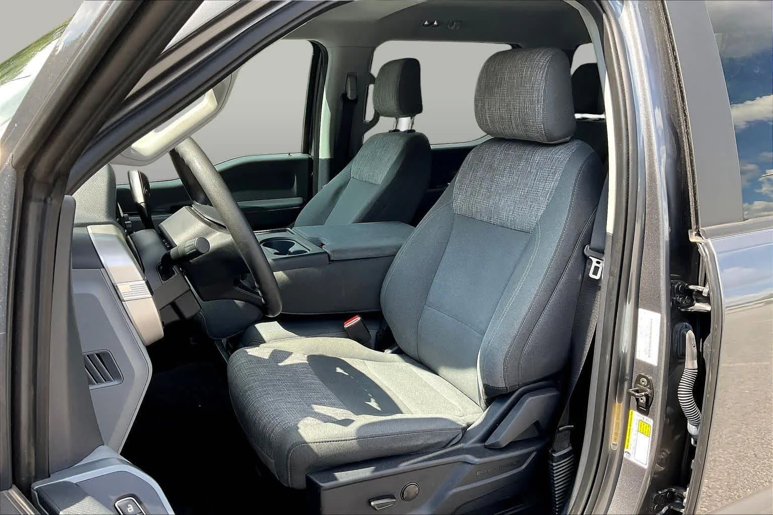 Used 2023 Carbonized Gray Metallic Ford XLT image 8