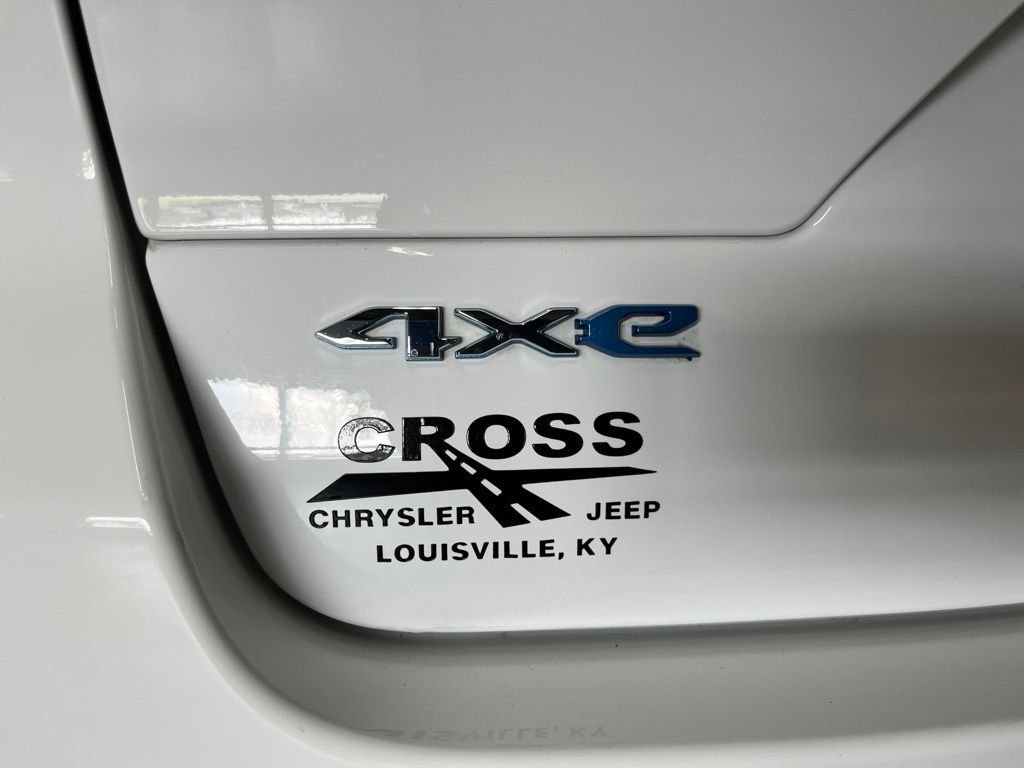 Used 2022 Bright White Clearcoat Jeep 4xe image 19
