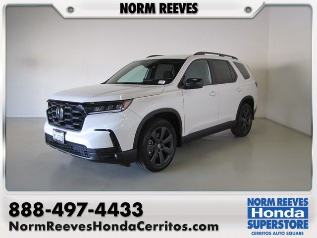 Certified Used 2025 Platinum White Pearl Honda Sport image 1