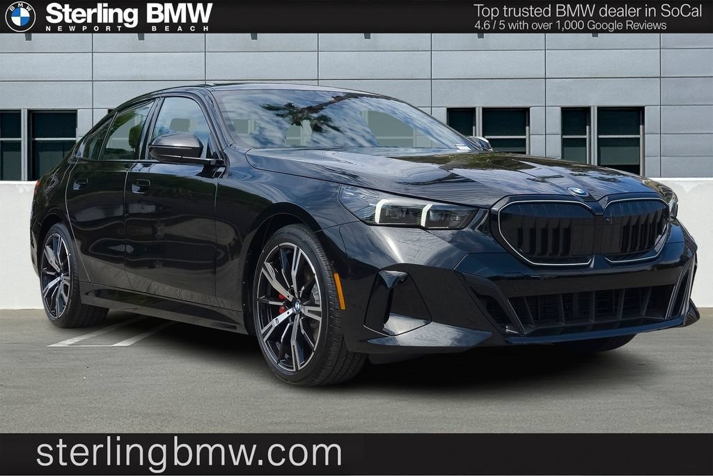 New 2027 Black Sapphire Metallic BMW 530i image 1