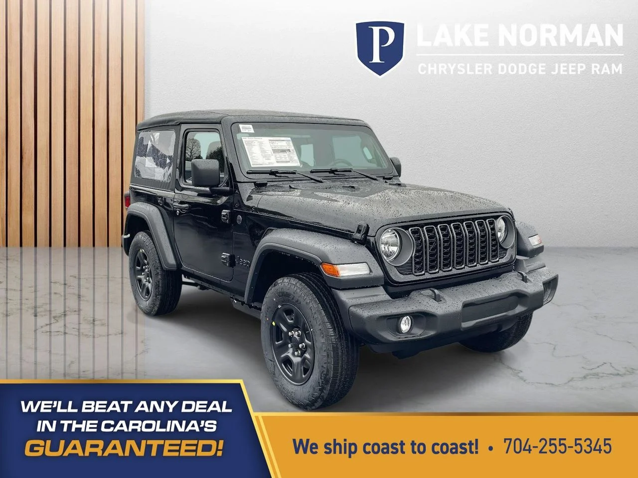 New 2026 Black Clear-Coat Exterior Paint Jeep Sport image 1