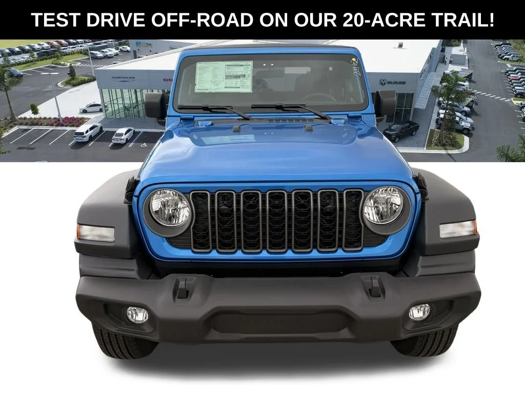 New 2026 Hydro Blue Pearl-Coat Exterior Paint Jeep Sport image 9