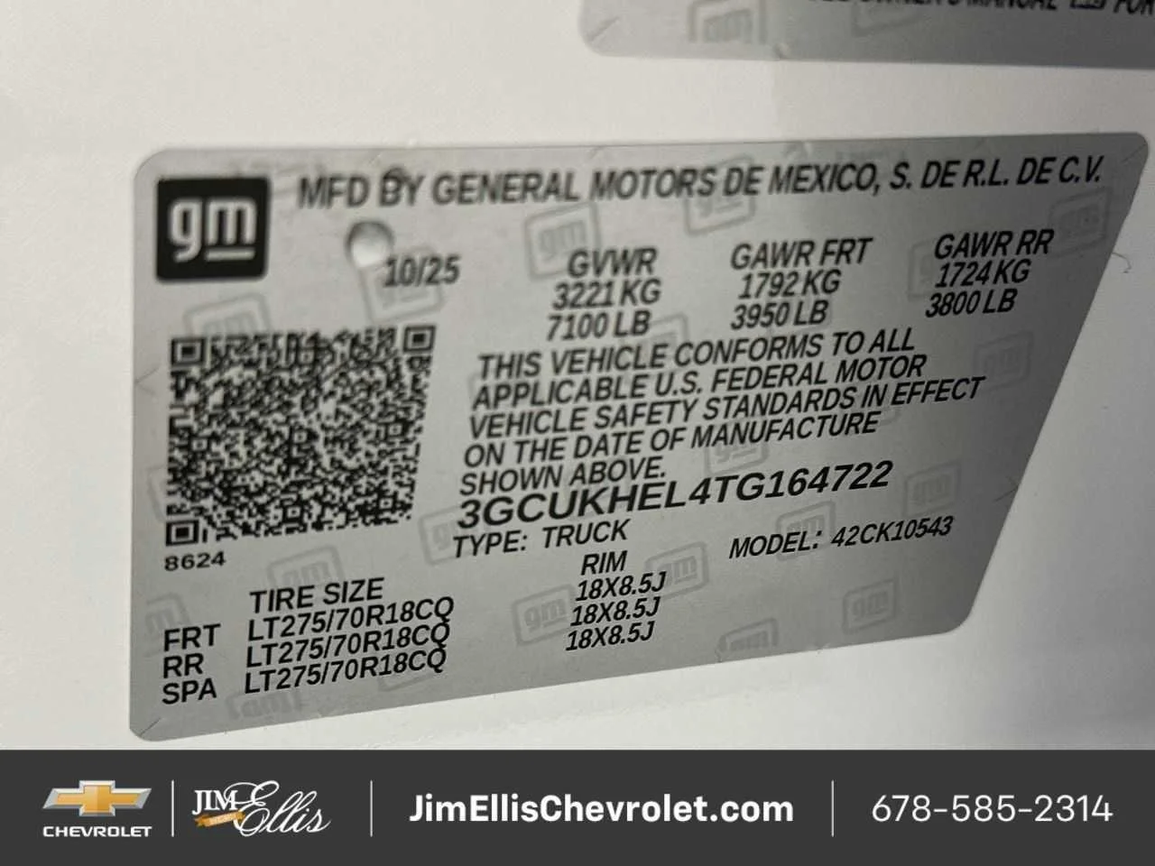New 2026 Summit White Chevrolet ZR2 image 70