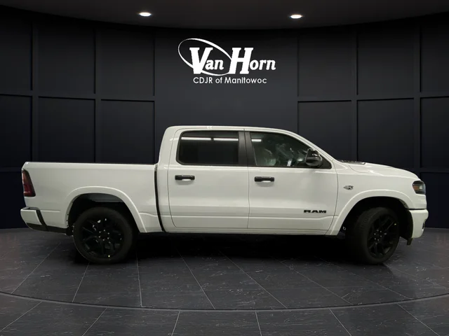 New 2026 Bright White Clear-Coat Exterior Paint RAM Laramie image 2