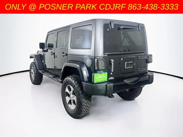 Used 2017 Black Jeep Unlimited Sahara image 5