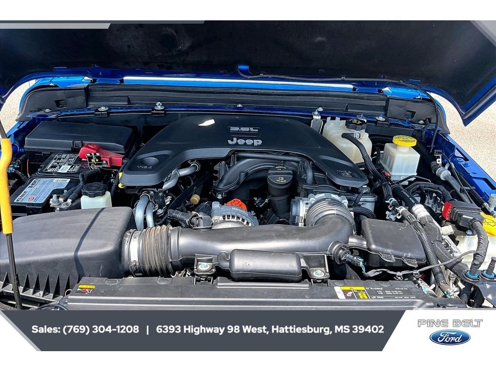 Used 2021 Hydro Blue Pearlcoat Jeep 80th Anniversary image 8
