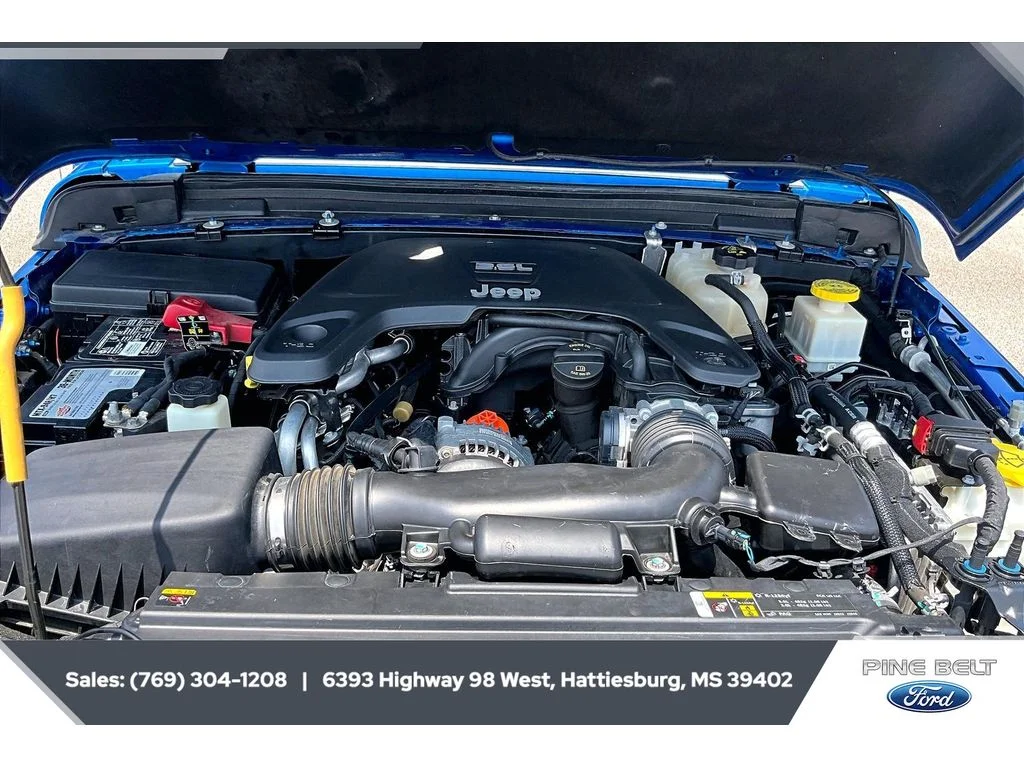 Used 2021 Hydro Blue Pearlcoat Jeep 80th Anniversary image 8