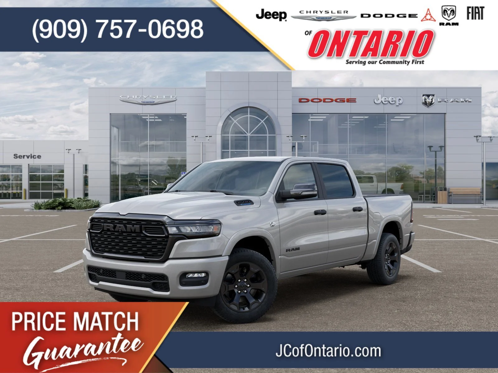 New 2026 Silver Zynith Exterior Paint RAM Big Horn/Lone Star image 1