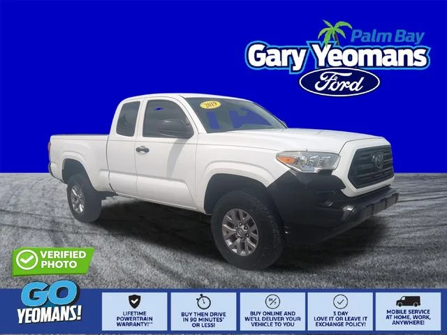 Certified Used 2019 Super White Toyota SR image 1