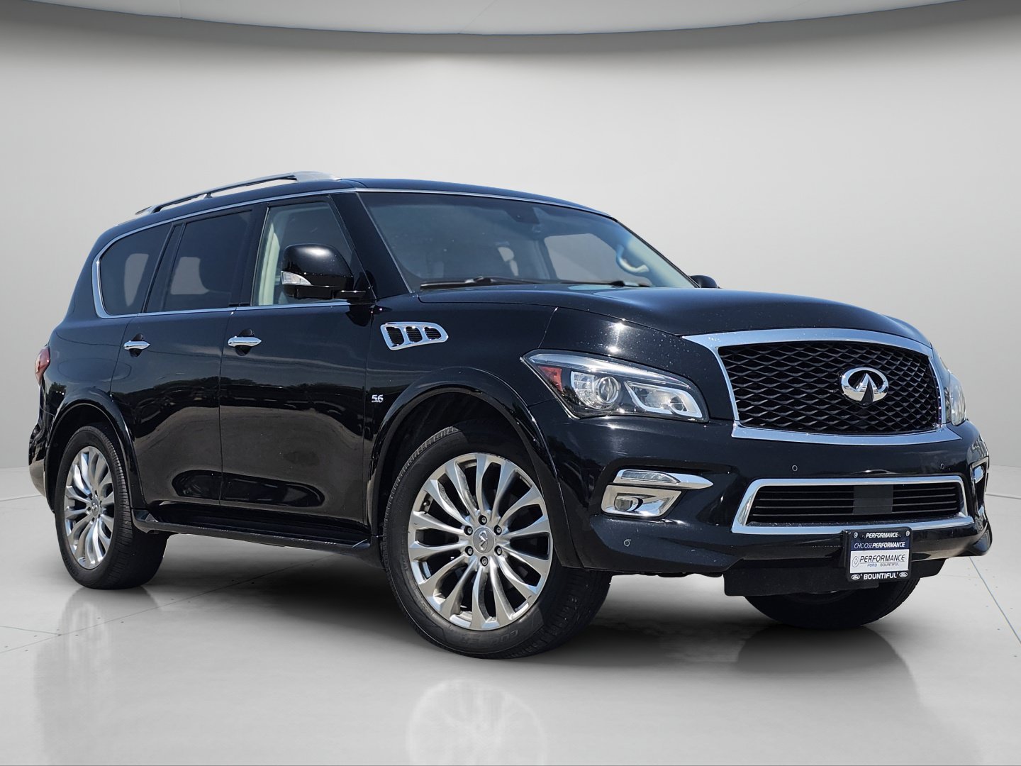 Used 2015 Black Obsidian INFINITI Base image 2