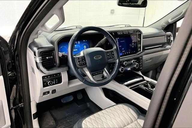 Used 2023 Agate Black Metallic Ford Limited image 15