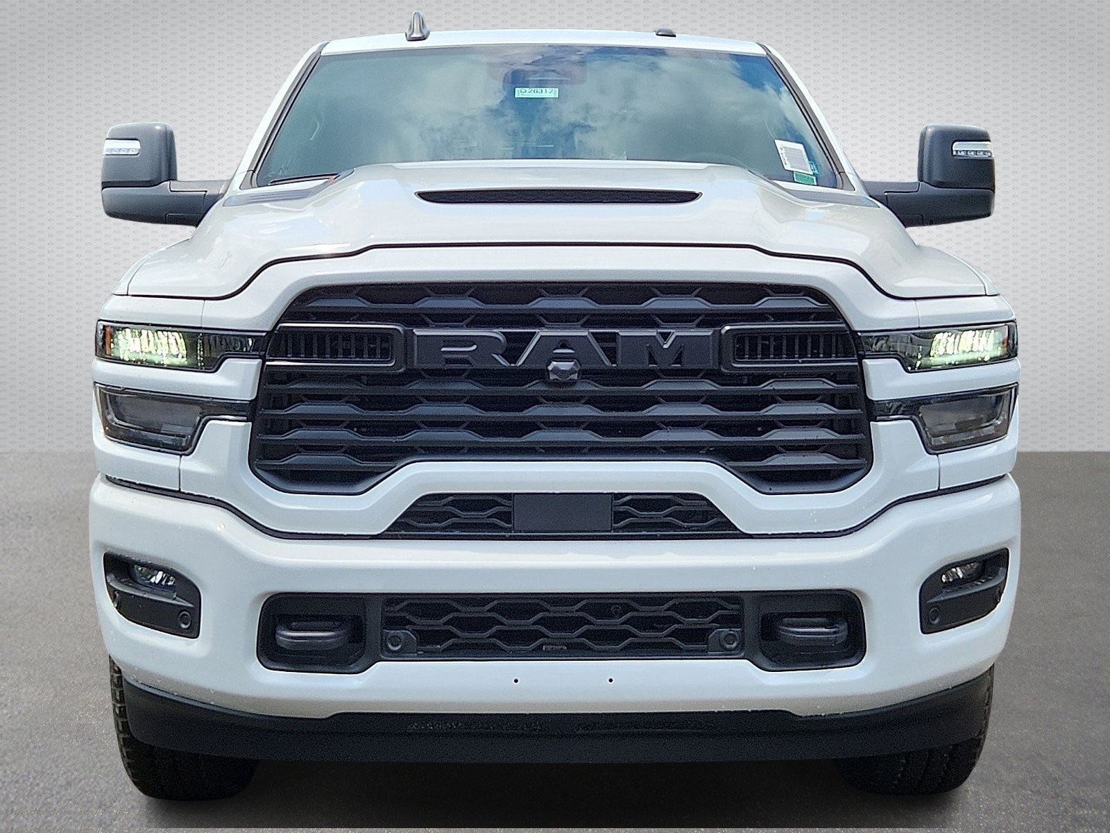 New 2026 Bright White Clear-Coat Exterior Paint RAM Black Express Crew Cab 4x4 8" Box image 2