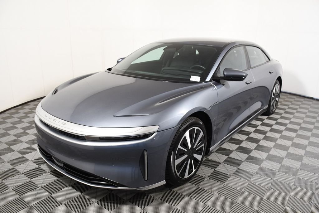 Used 2024 Fathom Blue Metallic Lucid Touring image 1