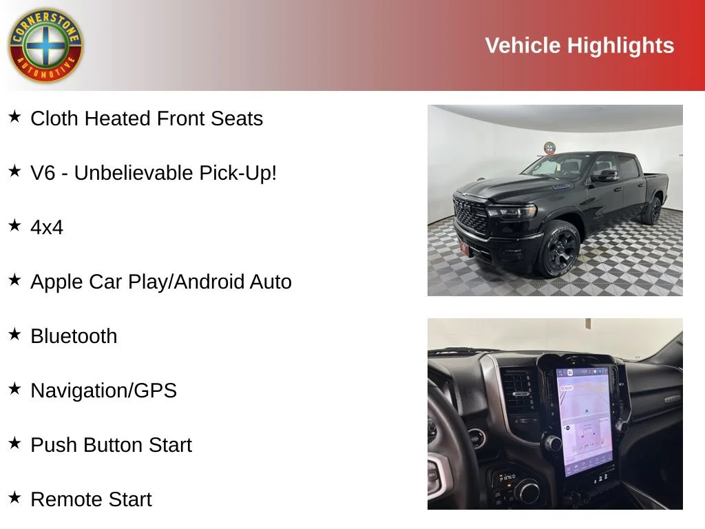 Used 2025 RAM Ram 1500 Pickup Big Horn/Lone Star with VIN 1C6RRFFG6SN586575 for sale in Elk River, Minnesota